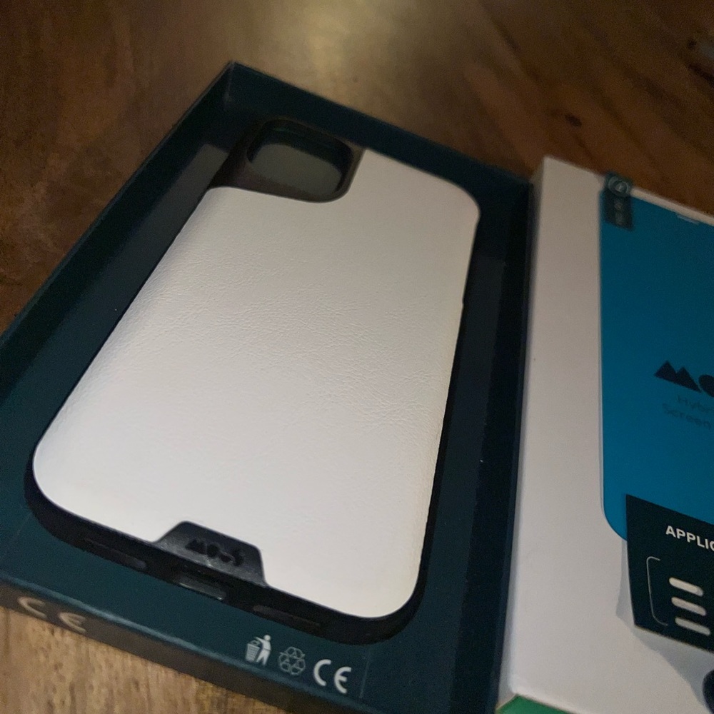 iPhone 11 Mous Extreme Protection Leather Phone Case And TPU Screen Protector